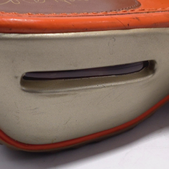 Cole Haan Air Orange Thong Wedge Sandle Sz 8 - Picture 9 of 10